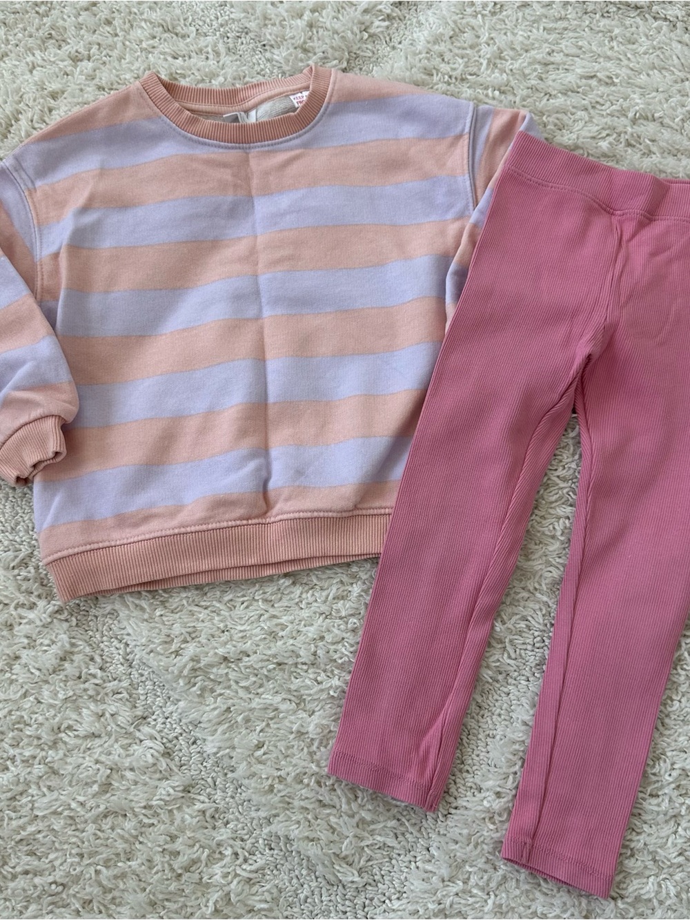 Zara Striped Purple & Pink Set